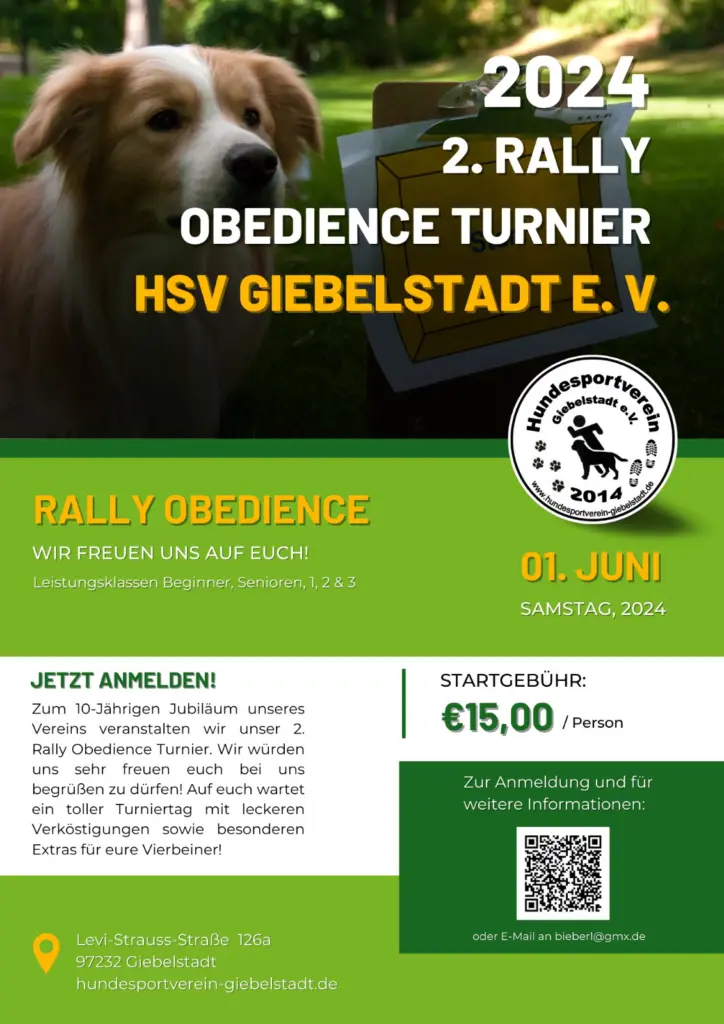 Hundesportverein Giebelstadt Rally Obedience Turnier