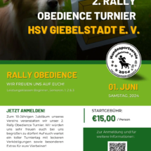 Hundesportverein Giebelstadt Rally Obedience Turnier