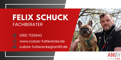 Cubas Futter Ecke, Fachberater Felix Schuck